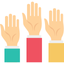 Hände, Symbol für Hilfe und Unterstützung