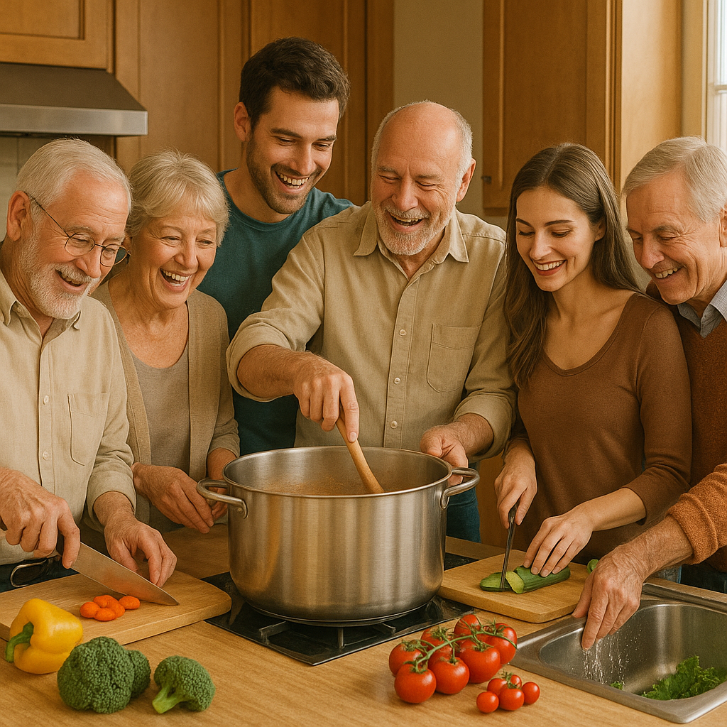 Kochen in eigener Küche