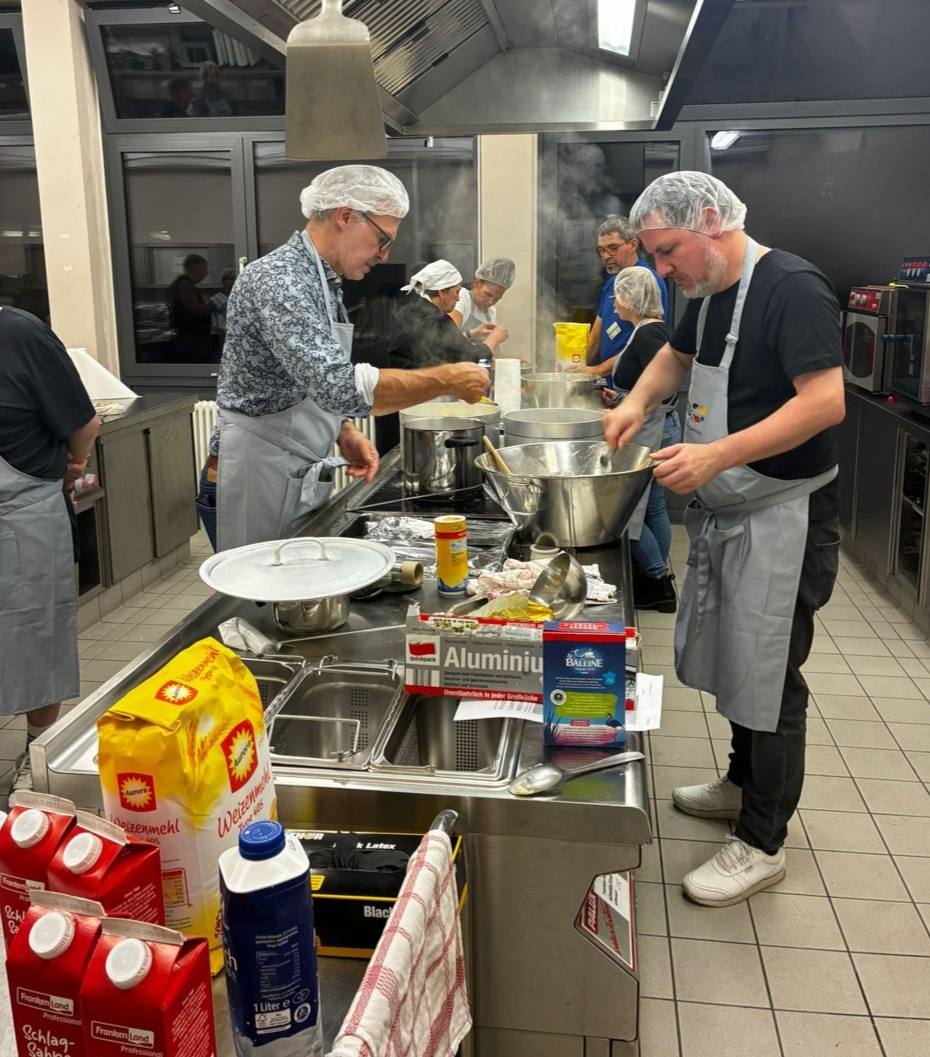 Hinter den Kulissen beim Kochen